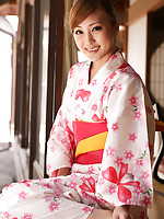 Natsuko Tatsumi Asian takes geisha dress off and shows racy body